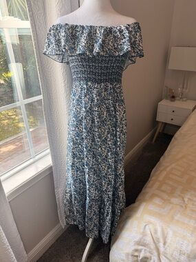 Zara Strapless Maxi Dress
